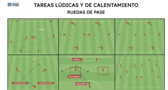 Transiciones y tareas lúdicas de calentamiento